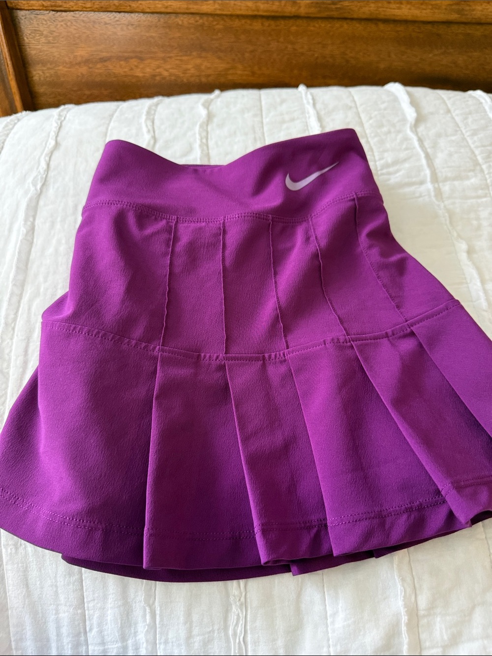 Nike Plum Pleated Active Mini Skirt